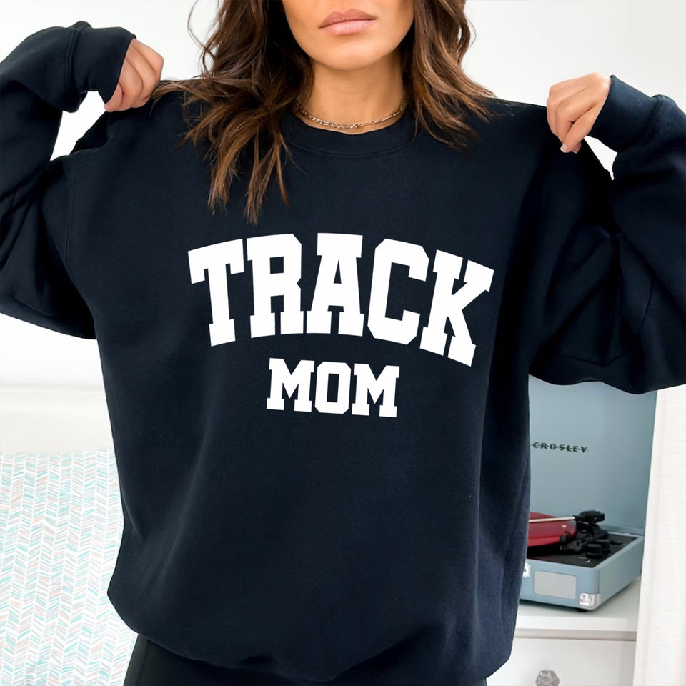 Track Mom Sweatshirt, Track Mama Sweatshirt, Mother's Day Gift, Track Mom Gift Sweatshirt, Gift Sweatshirt For Mom, Track Mama Gift