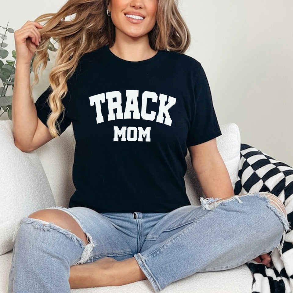 Track Mom T-shirt, Track Mama Tees, Mother's Day Gift, Track Mom Gift Sweatshirt, Gift Sweatshirt For Mom, Track Mama Gift