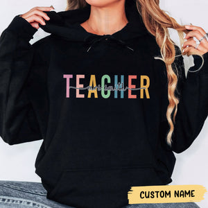 Custom Teacher Sweatshirt, Teacher Mrs Sweatshirt, Cute Teacher Crewneck, Teacher Appreciation gift, Gift for Teacher, Retro Teacher shirt