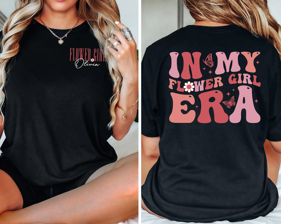 Flower Girl Era Shirt, Babe Of Honor Shirt, Flower Girl Sweater, Babe Bridesmaid, Bridal Party Gift, Wedding Party, Junior Bridesmaid Gifts