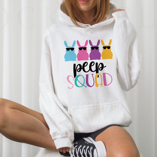 Peep Squad Hoodie, Cute Easter Crewneck, Chillin With My Peeps Squad, Peeps Squad Shirt, Easter Kids Shirt, Easter Cousin Crew Shirt