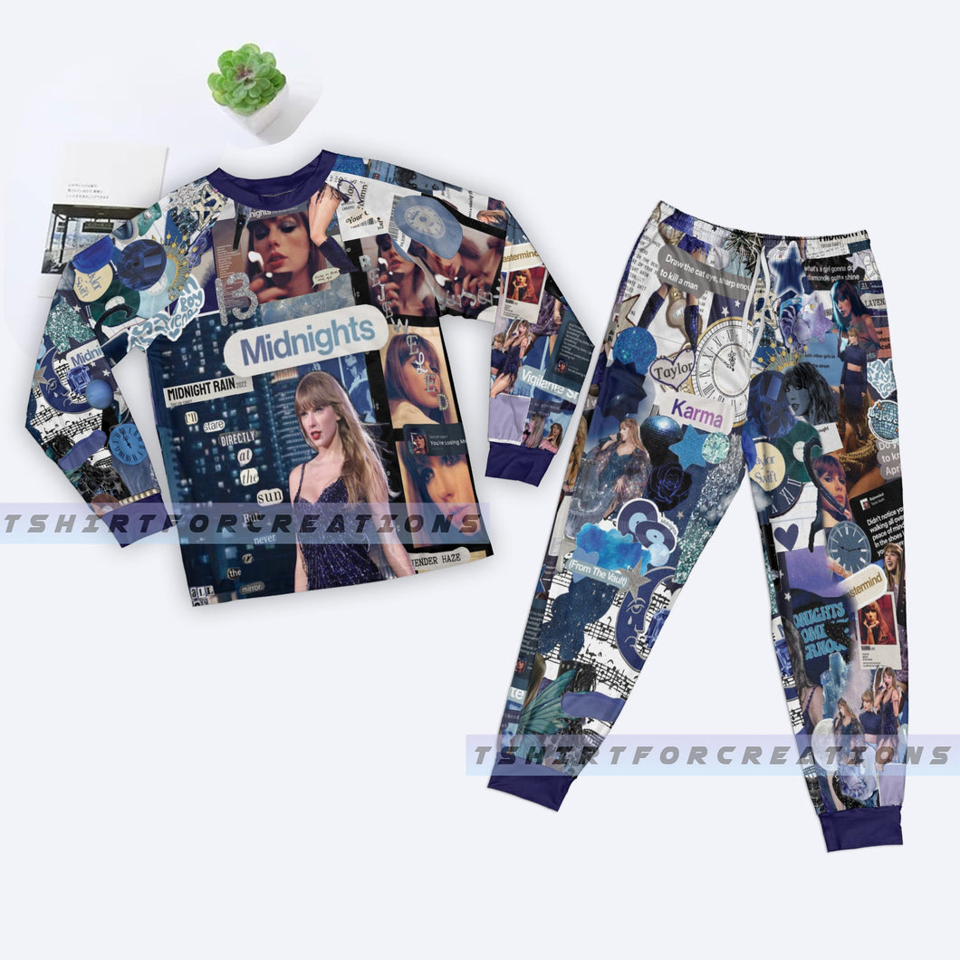 Taylor Swift Eras Tour TS Pajamas Set, Swiftie Merch, The Eras Tour TS Pajamas Set 12