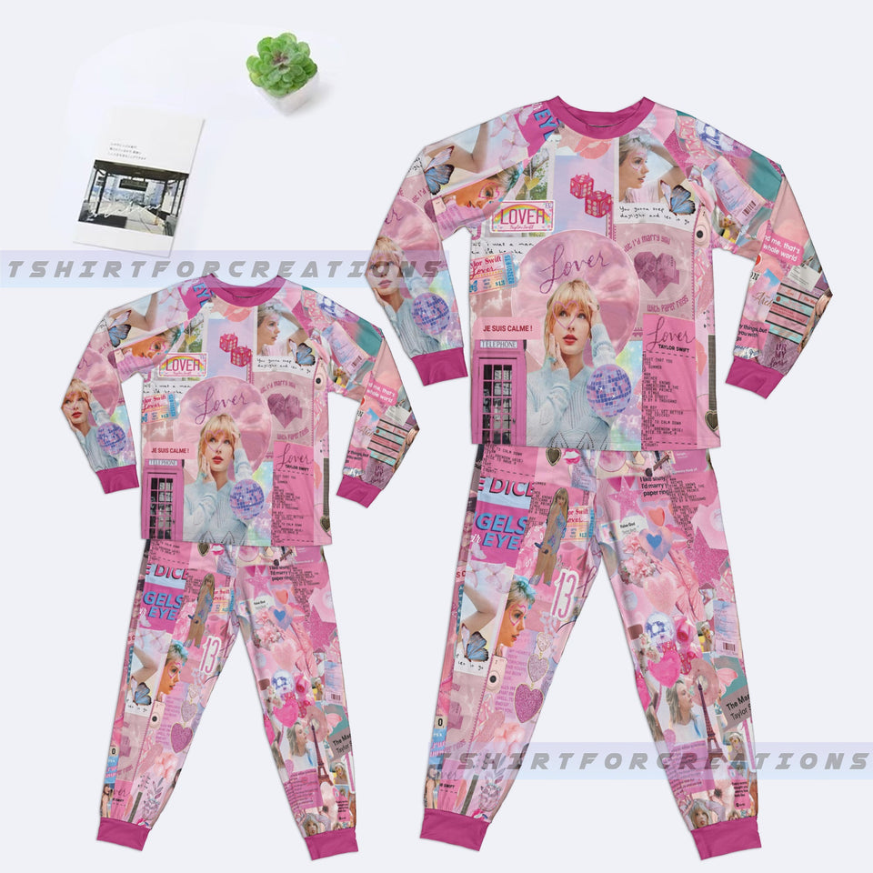 Taylor Swift Eras Tour TS Pajamas Set, Swiftie Merch, The Eras Tour TS Pajamas Set 10