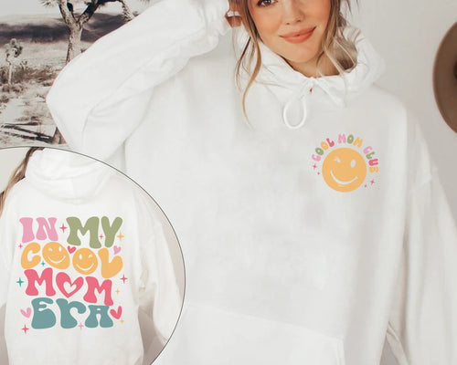 In My Cool Mom Era Hoodie, Cool Moms Club T Shirt, Mama Era Shirt, Mom Shirt Gift, New Mom Shirt, Pregnancy Announcement