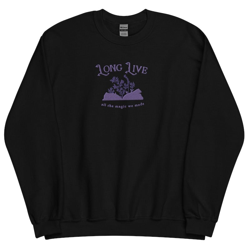 TS Embroidered Long Live Sweatshirt