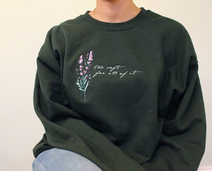 TS Embroidered Sweet Nothing Taylor Midnights Sweatshirt