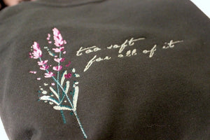 TS Embroidered Sweet Nothing Taylor Midnights Sweatshirt