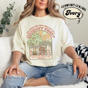 Kamala Coconut Tree T-Shirt, Kamala Comfort Colors® Tee, Harris 2024 Shirt, Democrat Shirt,You think You Just Fell Out Of Top,Retro meme top