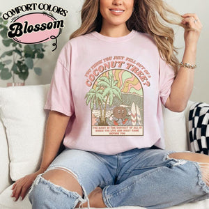 Kamala Coconut Tree T-Shirt, Kamala Comfort Colors® Tee, Harris 2024 Shirt, Democrat Shirt,You think You Just Fell Out Of Top,Retro meme top