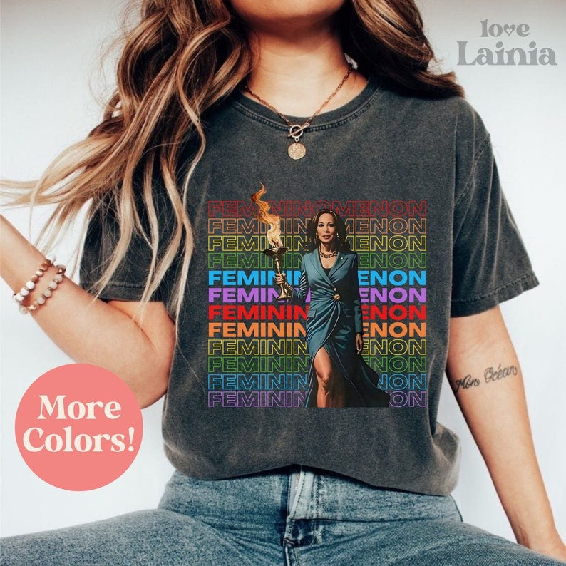 Femininomenon Shirt Funny Kamala Harris Tshirt Chappell R Shirt Femininomenon Kamala for the Girls Brat Summer Shirt Tee Democrat Campaign