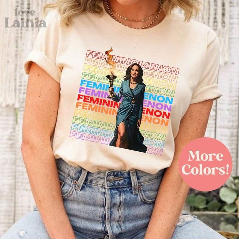 Femininomenon Shirt Funny Kamala Harris Tshirt Chappell R Shirt Femininomenon Kamala for the Girls Brat Summer Shirt Tee Democrat Campaign