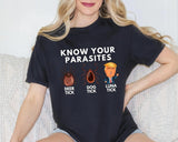 Know Your Parasites Shirt, Anti Trump Tshirt, Vote Shirt, Political Tee, Kamala Harris Shirt, Vote Removes Shirt, Voting