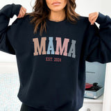 Mama Hoodie For Mothers Day Gift From Daughter, Mama Crewneck For Birthday Gift For Her, Baby Shower Gift Christmas Gift For Mom