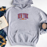 Embroidered New york Hoodie, new york city sweatshirt, new yorker sweatshirt, east coast sweatshirt, new york lover gift, nyc sweatshirt for women