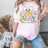 Mama Bunny Shirt, Custom Mama Shirt, Personalized Mom Shirt, Kids Names Shirt, Easter Mom Shirt, Gift For Mom, Easter Gift, Easter Shirt
