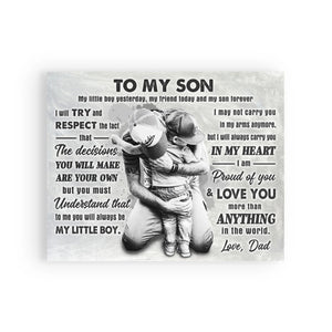 Personalized Dad Gift For Son Poster