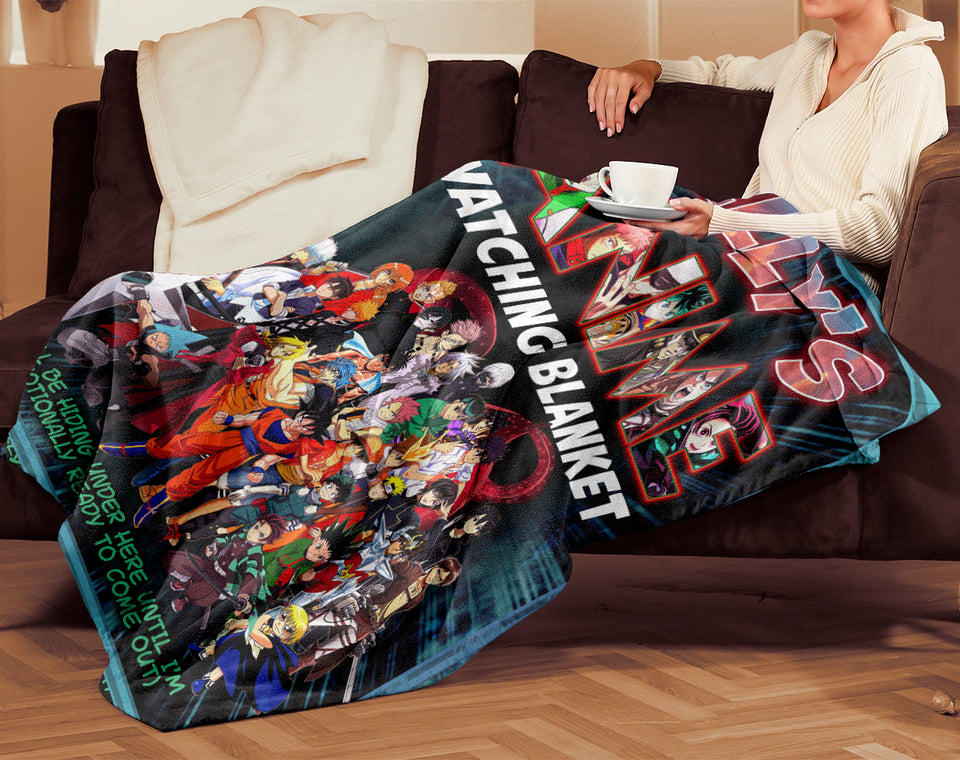 Personalized This Is My Anime Watching Blanket, Anime Fan