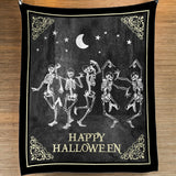 Skeleton Dance 2 Blanket, Halloween Gift