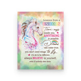 Lessons From A Unicorn Poster