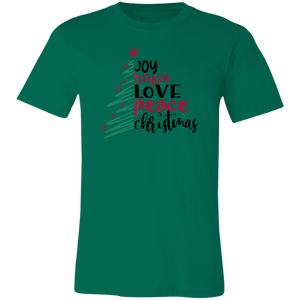 Joy Hope Love Peace Christmas T Shirt