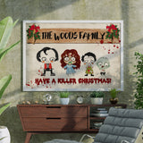 Horror Movie Killers Personalized Christmas Poster, Have A Killer Christmas