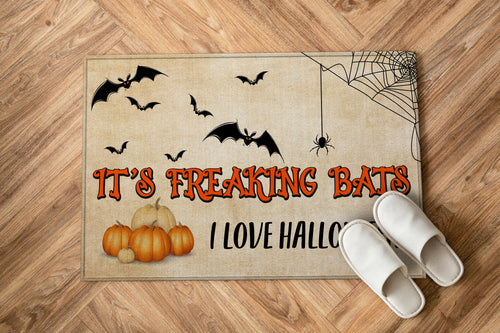 Its Freakin Bats I Love Halloween Dornier Rug