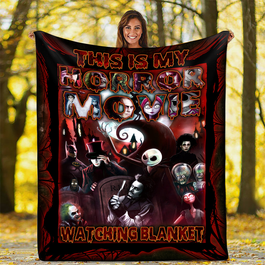 Tim Burton This Is My Horror Movie Watching Blanket