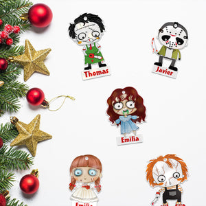 Personalized Character And Names Hanging Christmas Tree Ornament Plastic/Ceramic