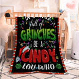 In A World Of Grinches Be A Cindy Lou Who Blanket