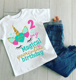 Magical Unicorn Birthday 100% Cotton T-Shirt