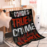 Personalized This Is My True Crime Watching Blanket, Halloween Gift